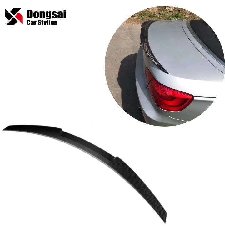 M4 Style Dry Carbon Fiber E93 Coupe Rear Spoiler Trunk Spoiler For BMW E93 Year 2006-2013