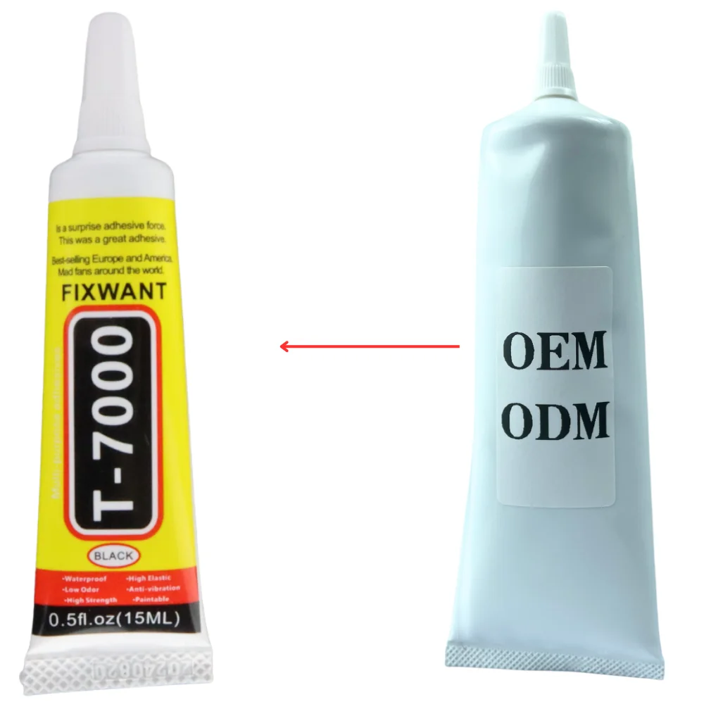 OEM ODM 15 мл FIXWANT T7000 клей супер сотовый телефон сенсорный экран ремонт рамка герметик