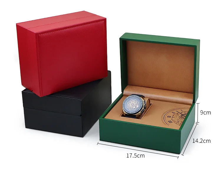 High Quality Large Capacity Gift Watch Box For Men And Women Pu Leather Mechanical Pocket Watch Display Packaging Box