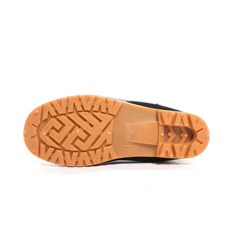 Baisheng Fire Sale Wholesale Non-Slip Chemical Resistant Wedge Heel Rain Boots Wholesale Protective Rain Boot Sproduction
