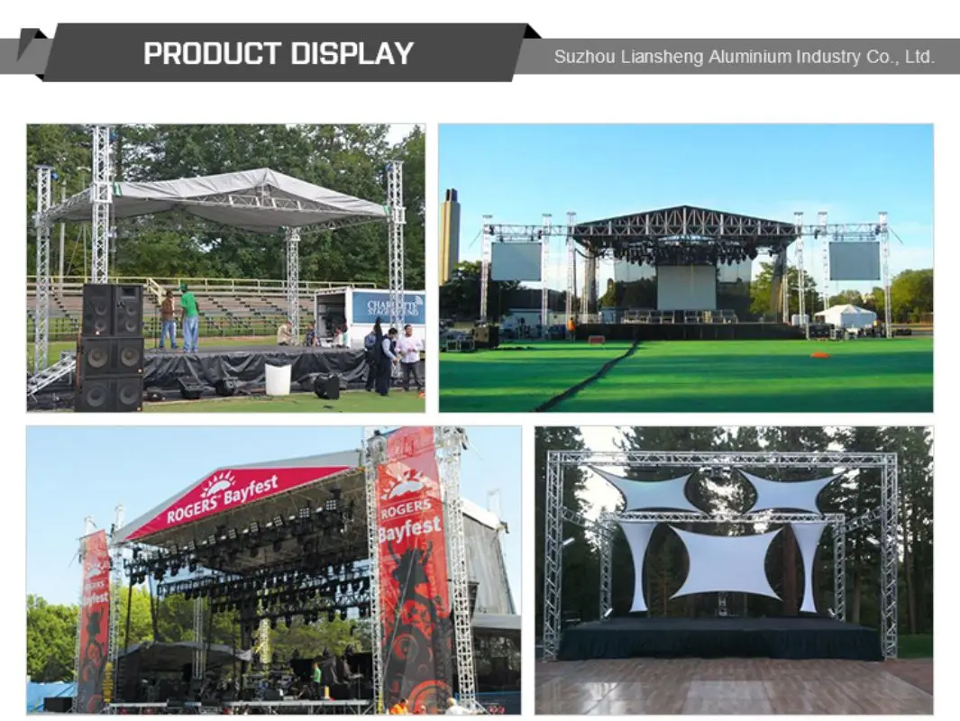 Portable detachable VERSALITE aluminum event concert wedding stage platform