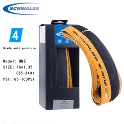 High Quality Bicycle tire 35-349 16 Inch 16x1 1 / 3 Ultra Light Yellow Side Tire 32-349 For Folding Tyres