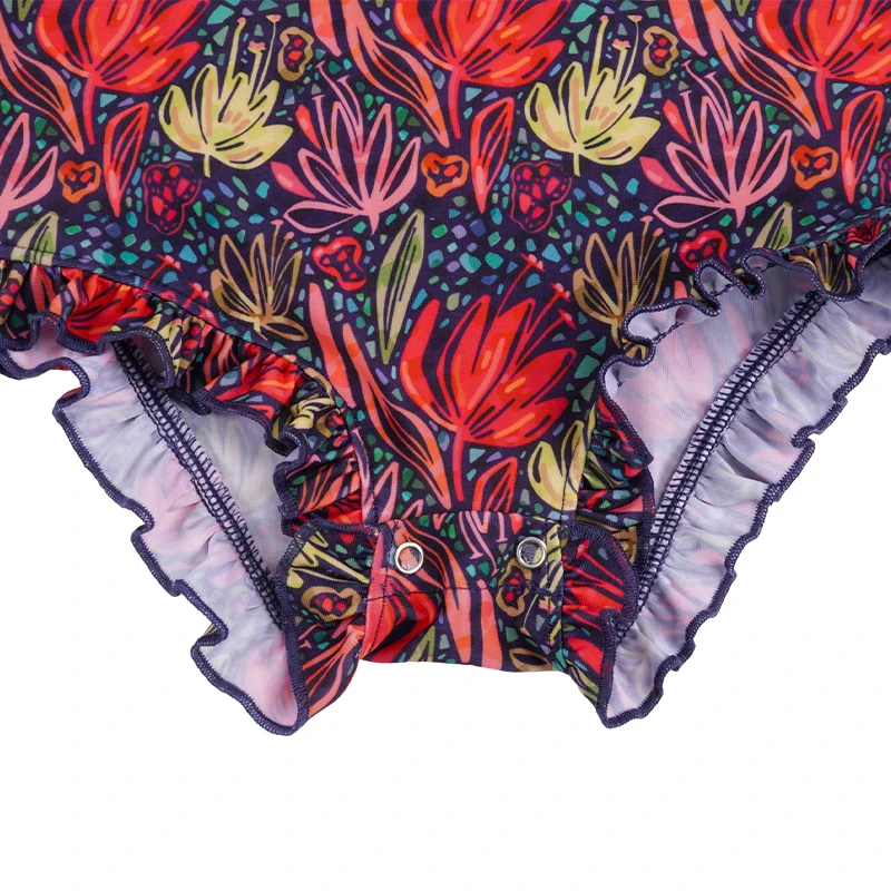Kids swimwear children girl swimwear beachwear sustainable one piece swimsuit for kids swimsuit for children kids swim wear