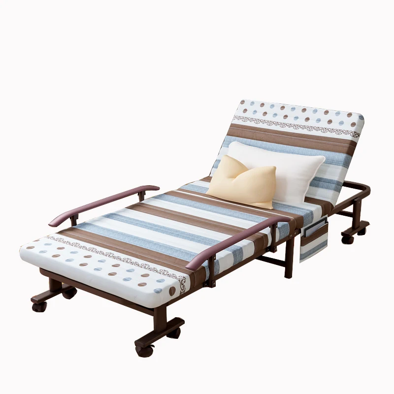 Folding Queen Size Bed Metal Frame Wall Adjustable Sofa Bed Transformer Furniture with Storage Feature
