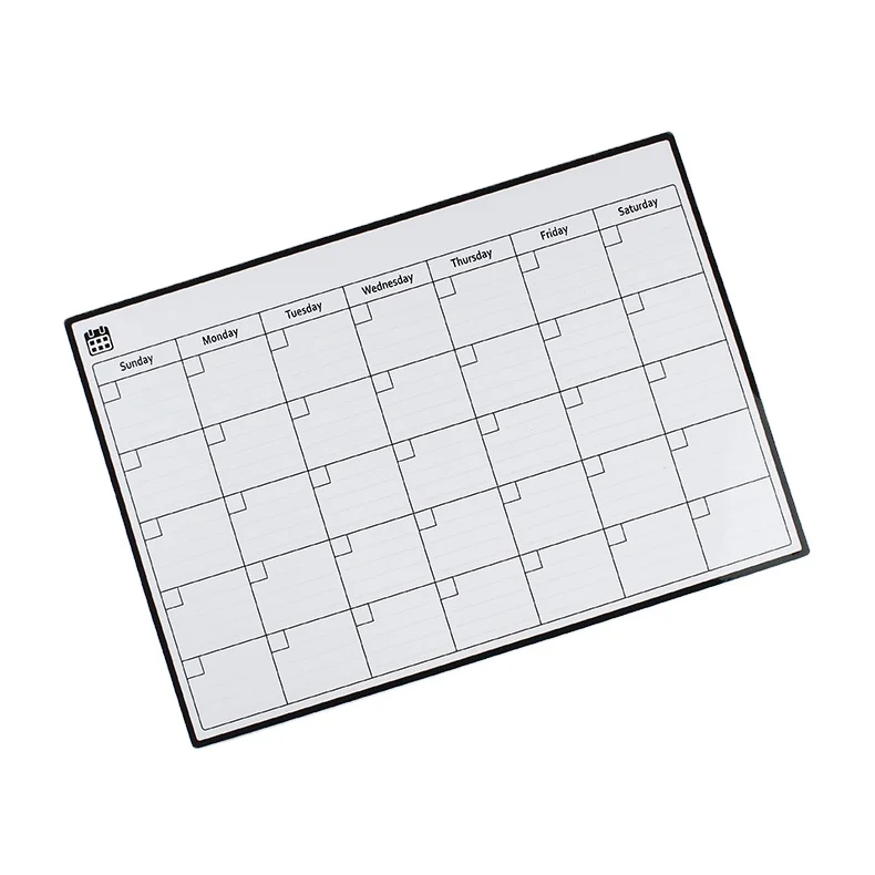 A4/A3 to do list custom whiteboard weekly monthly lunch meal dry erase magnetic clip planner board
