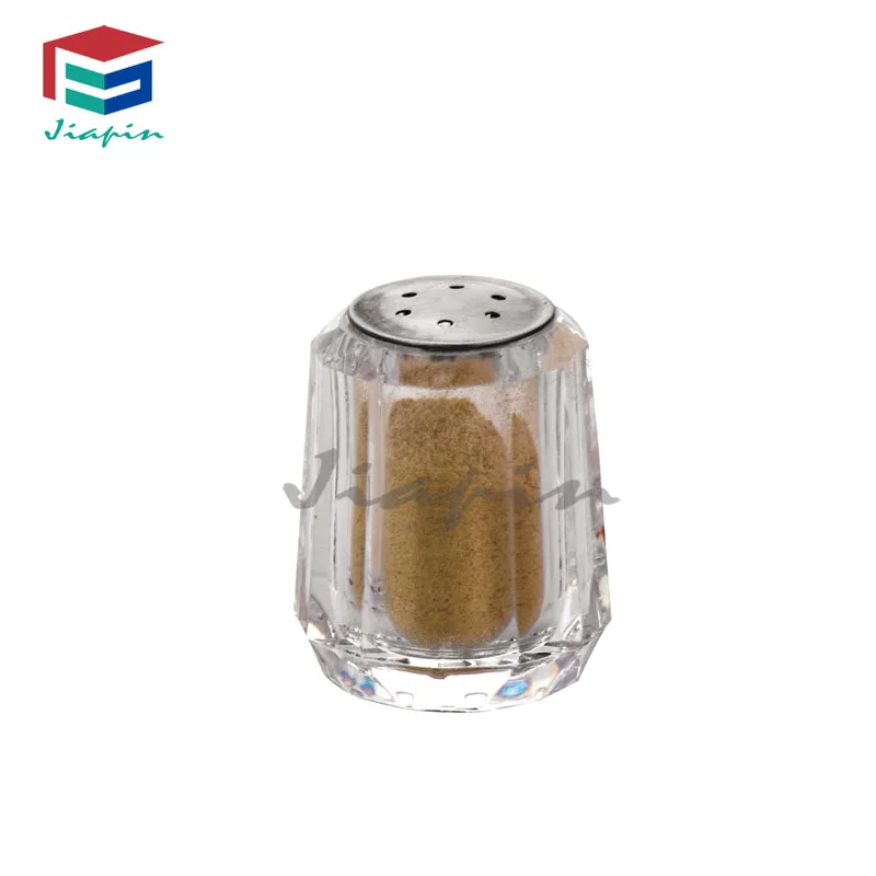 Clear wholesale mini plastic salt shaker with low price