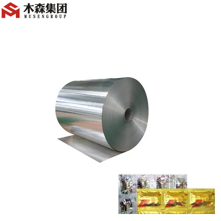 Alloy 8011Pharmaceutical aluminum foil roll 22 micron for blister packaging pills