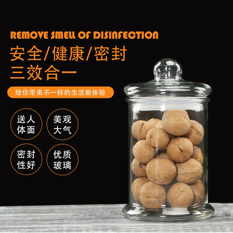 
Wholesale Kitchen Storage Bottles Fruit Canning Food Container With Airtight Dome Glass Cover 