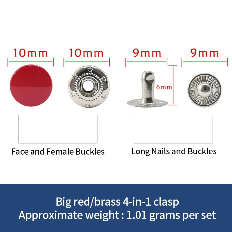 Custom design brass buttons many colors decorative four parts push prong press metal snap button for clothing