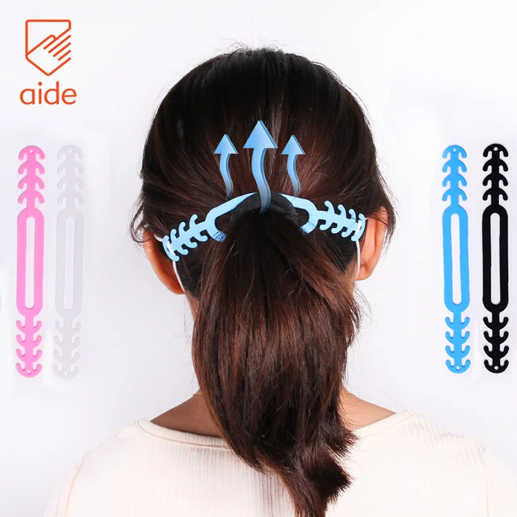 Reusable Ear Pain Protection Soft Silicone Ear Loops Extender Hook Protector