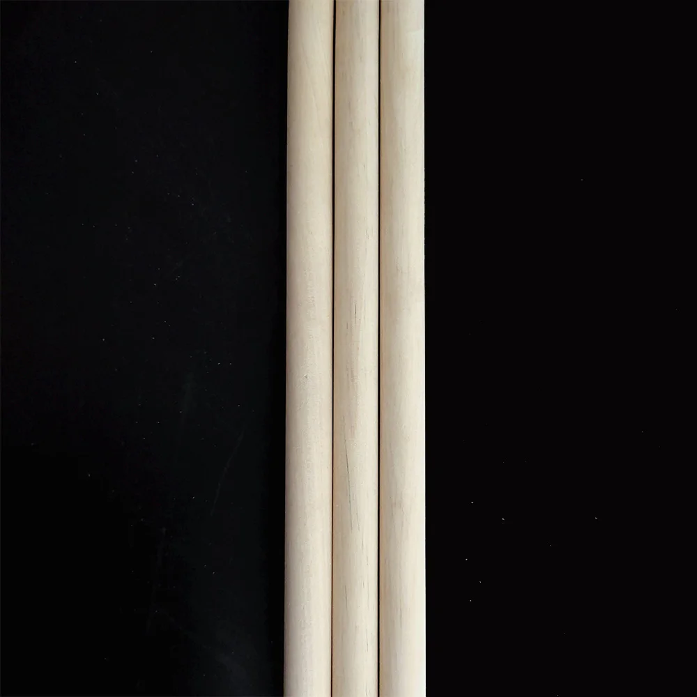 2023 Hot Sale Unfinished Hardwood Sticks DIY Custom Wooden Dowel Rods Round wooden circle dowel