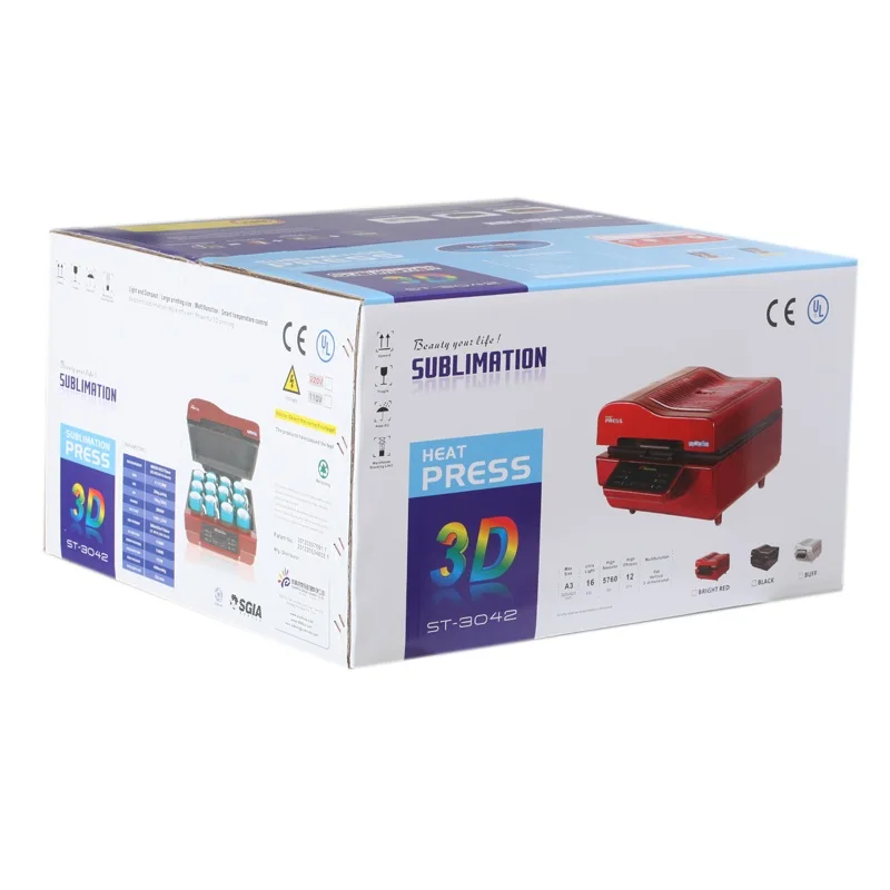 Freesub 3d sublimation vacuum heat press machine phone mobile case printing machine hot stamping machine ST-3042