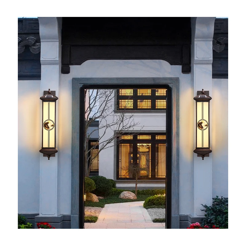 JSJ-BD-J4-M Modern LED Solar Wall Light for Indoor Outdoor Use Waterproof IP65 for Stairs Balconies Household Garden Courtyard