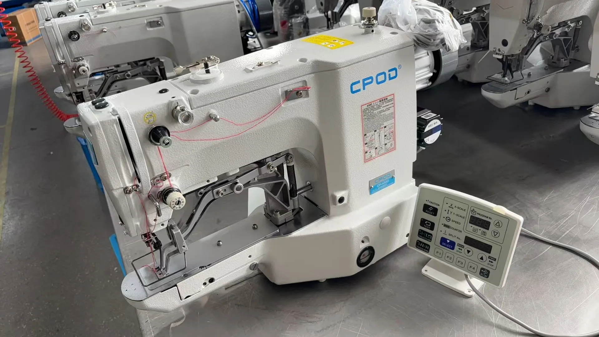 QK-430D Brother  stsytern Button System Clothing Machinery high speed electronic bar-tacking Industrial Sewing Machine