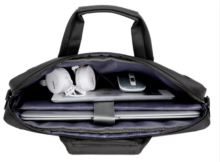 Customized Shoulder Strap Notebook Office Computer Briefcase Laptop Tote Bag For Men business