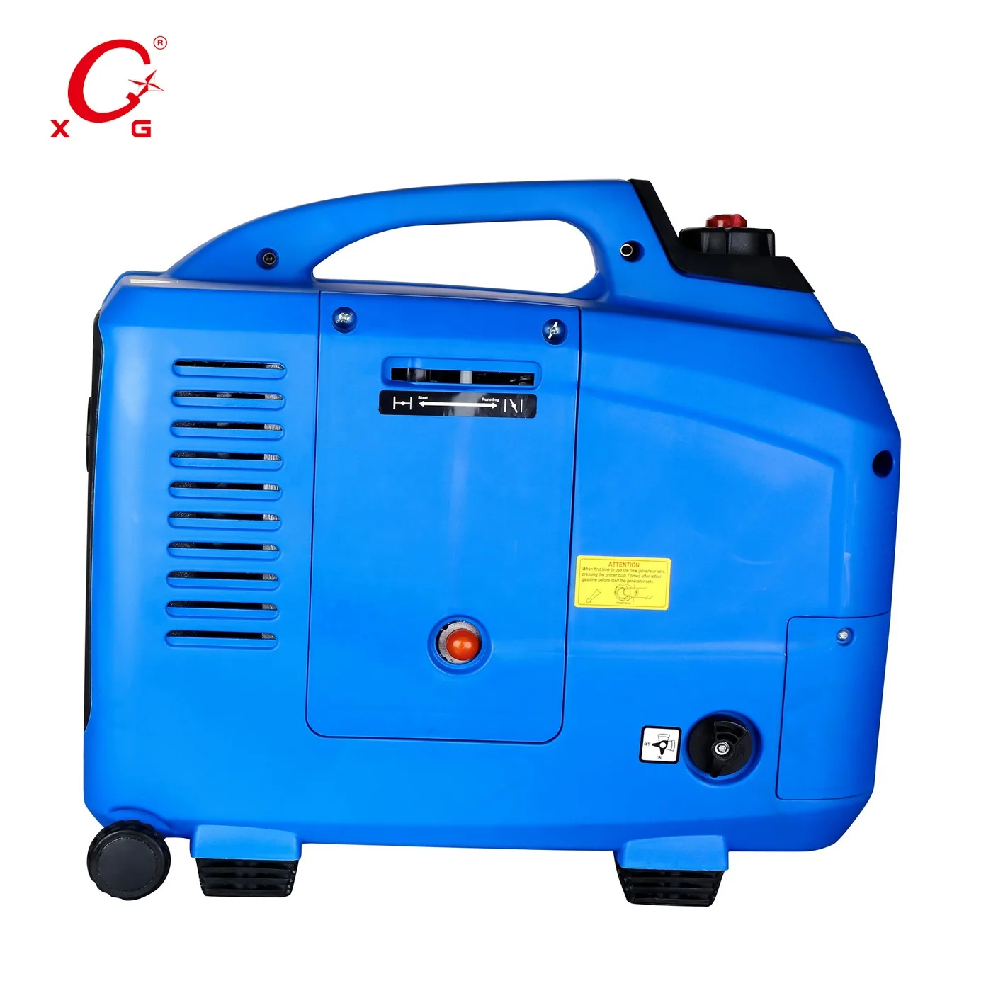 Silent Petrol 3.0kVA Inverter Generator Recoil Start Portable Generator 2600W Digital Emergency Wireless LPG Camping Generator