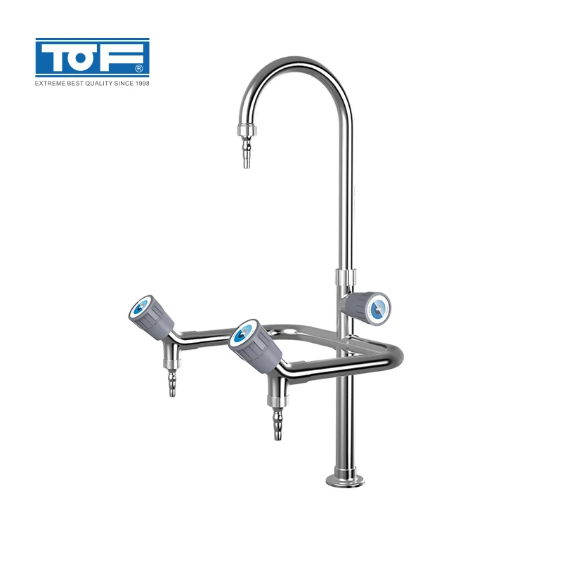 TOF laboratory taps,chemical resistant deck mounted lab tapware