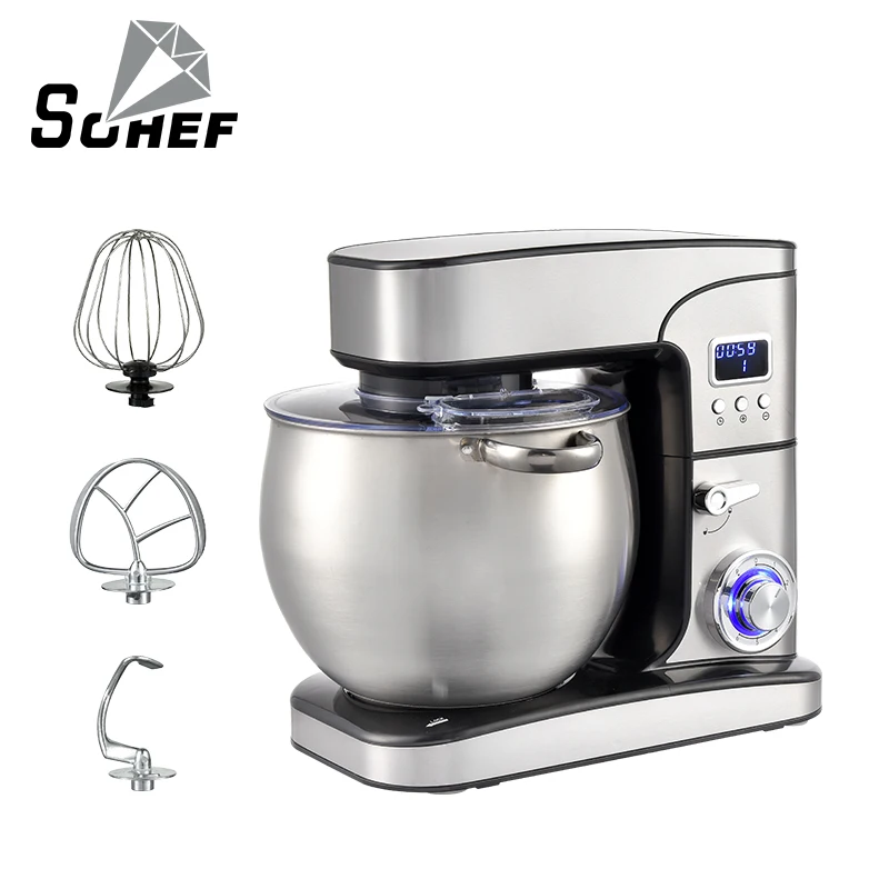 Golden Chef Pink Cake Kitchen Electric Hub Cake Mixer 10 Quarts Dough Mixer Machine