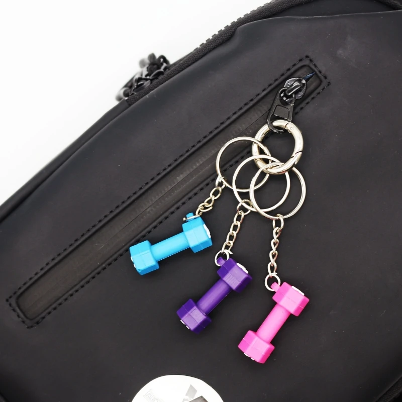 Wsnbwye dumbbells price pakistan llaveros Anime Sublimation DIY CHAVEIRO 55 kg dumbbell keychain