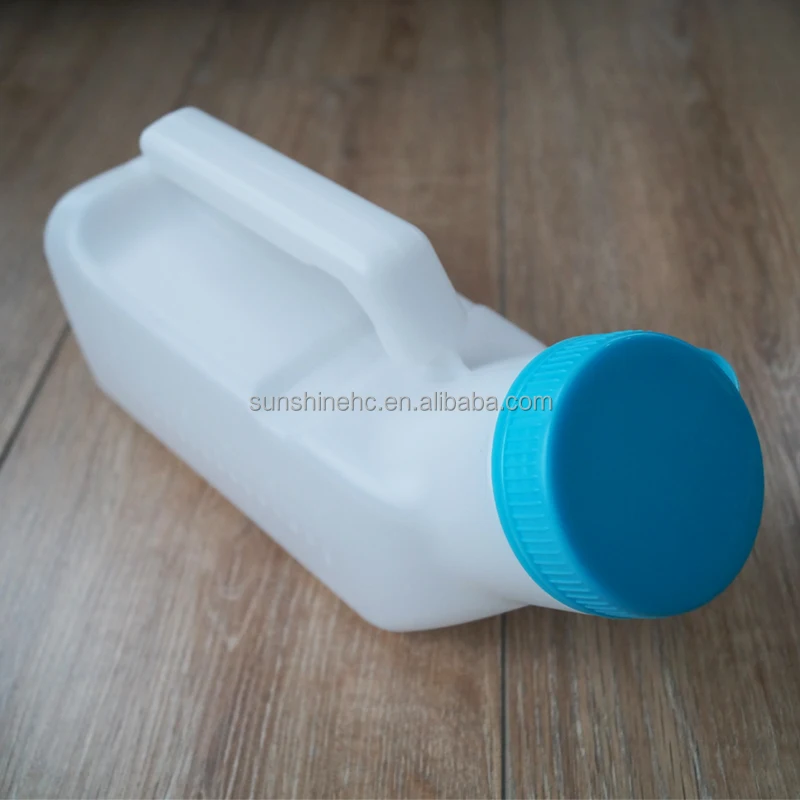 Plastic Pee Bottles for Hospitals Travel Urinals for Men Urine Jar Spill Proof Portable Urinal Bottle for Men and Elderly DL331