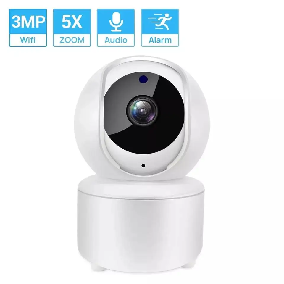 Камера видеонаблюдения Icsee 3 Мп 5 360 дюйма XM H.265 Wi-Fi PTZ