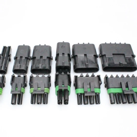 Durable automobile taillight seat heating connector white automobile connector pins automobile waterproof power cable connector