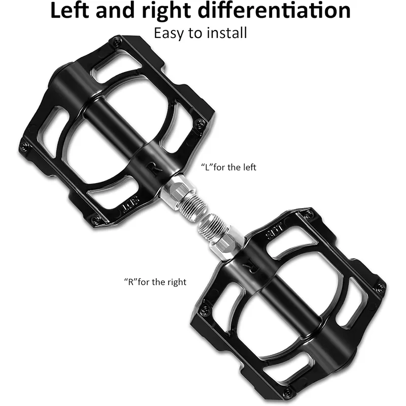 Mountain Bike Pedal Aluminum Alloy bearing pedals bearing pedals Bicycle Parts MTB Road Bicycle Non-slip