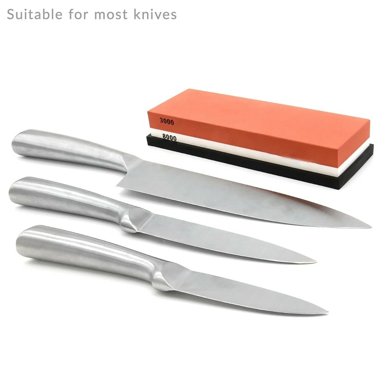 Whetstone Knife Sharpening Stone 3000/8000 Grit Combination Waterstone