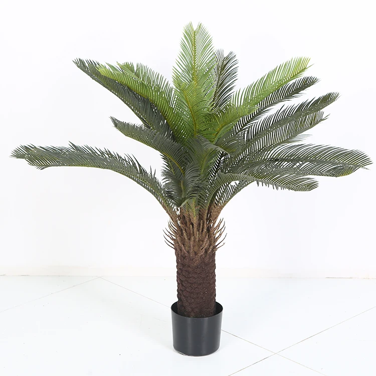  Большое искусственное пальмовое дерево Sago Cycas пластиковые комнатные и Уличные декоративные растения оптовая продажа с