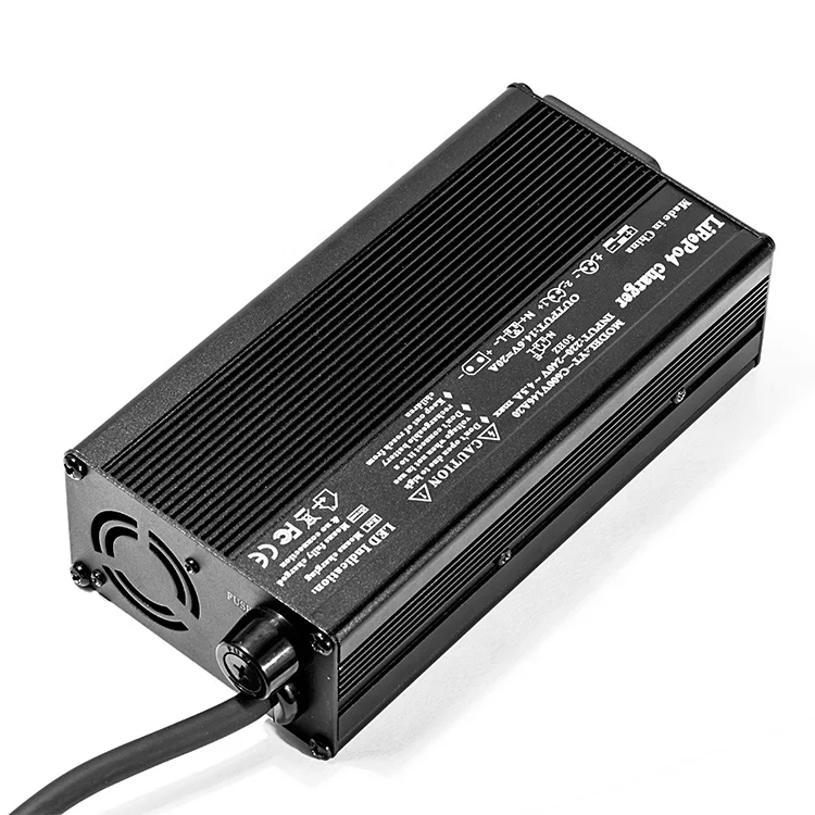 Высокое качество водонепроницаемый 4S литиевая батарея 12V литий-железо-фосфатный 20A 14 6 V Lifepo4 умное зарядное устройство для быстрой зарядки с вентилятор алюминиевым