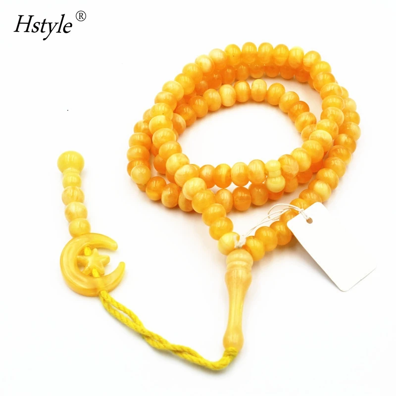 Ислама молитва четки 99 шт. бусины мусульманских 8 5 мм оптом по низкой цене для бусин «Луна» «Звезды» украшенные кисточками хадж Рамазан подарок