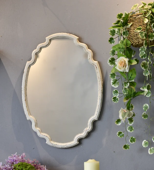 Luxury Design Handcrafted Wooden Wall Mirror Wholesale Exporter Designer Handmade Wall Decorative Mirror