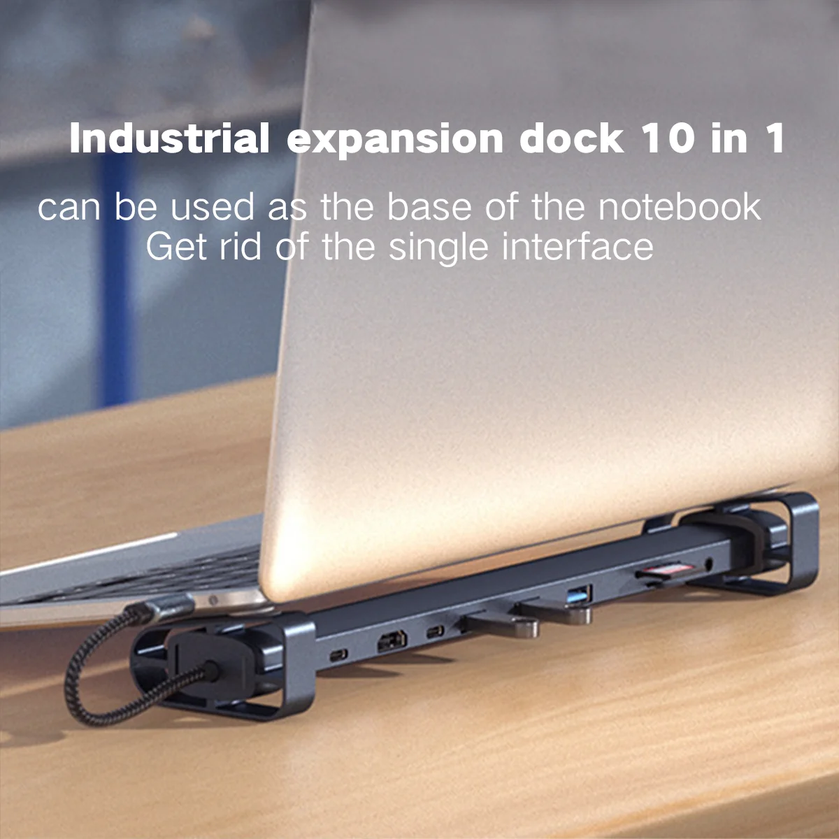 Оптовая продажа настольная док-станция расширения RJ45 100 м аудио SD/TF USB 3 0 USB-C HD 4K/30Hz PD100W концентратор для ноутбука MacBook