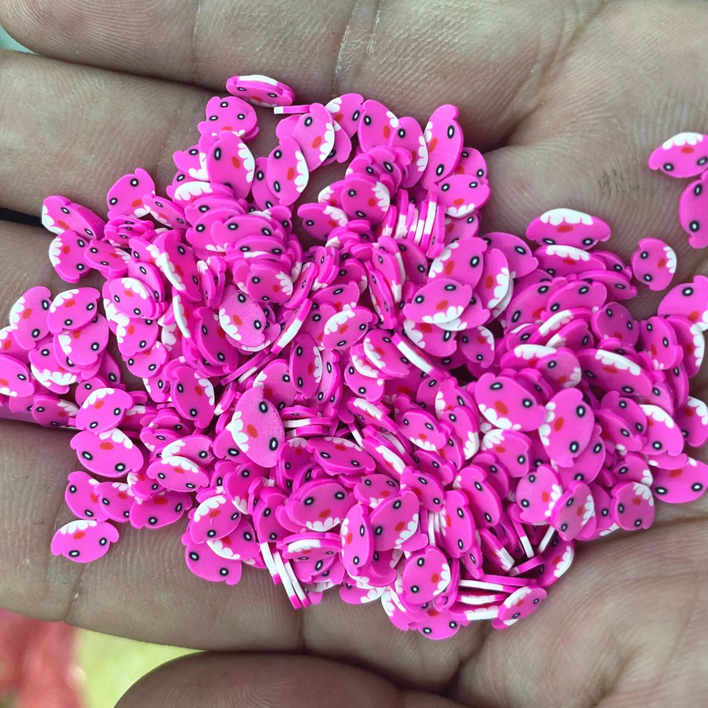 Nice Cute Lovely  Small Bird Chicken Shape Polymer Clay Sprinkles For Crafts Making Scrapbook DIY Slime Filler