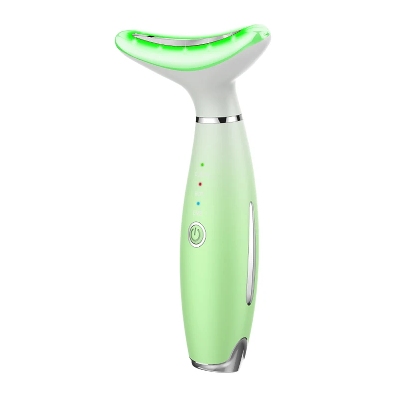 Beauty Tools Portable Cordless Skin Care Instrument Anti Wrinkle Facial Massager Neck Lift Led Light Therapy Device