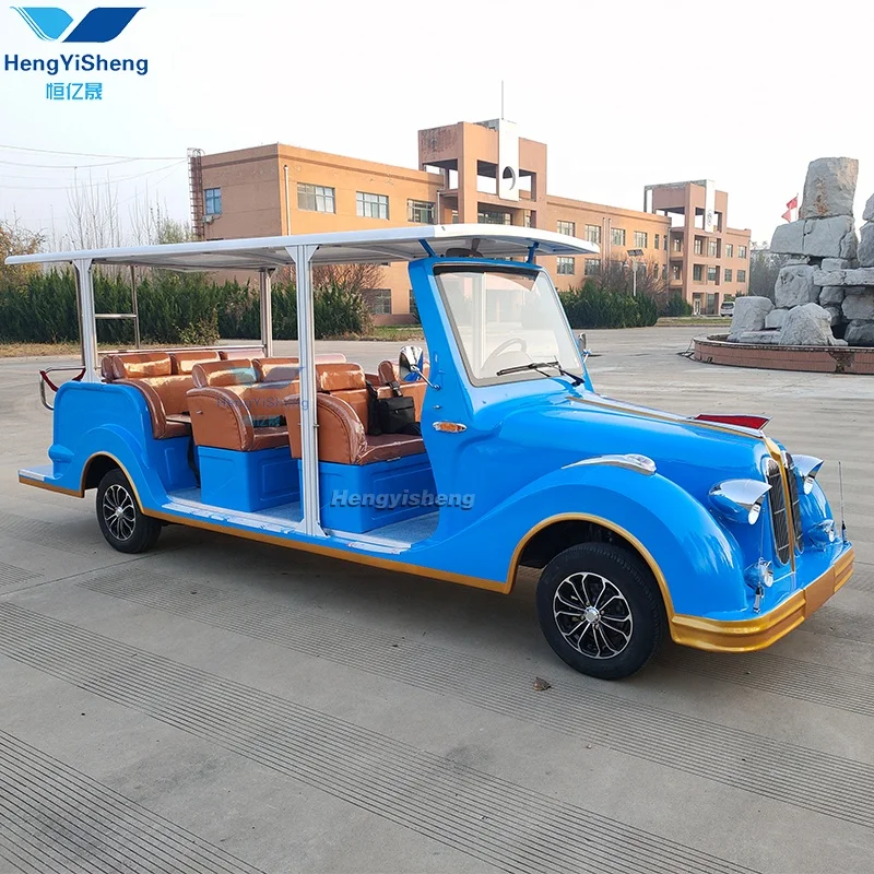 Factory Leisure Travel electric Sightseeing Classic Convertible Retro vintage car for wedding for sale