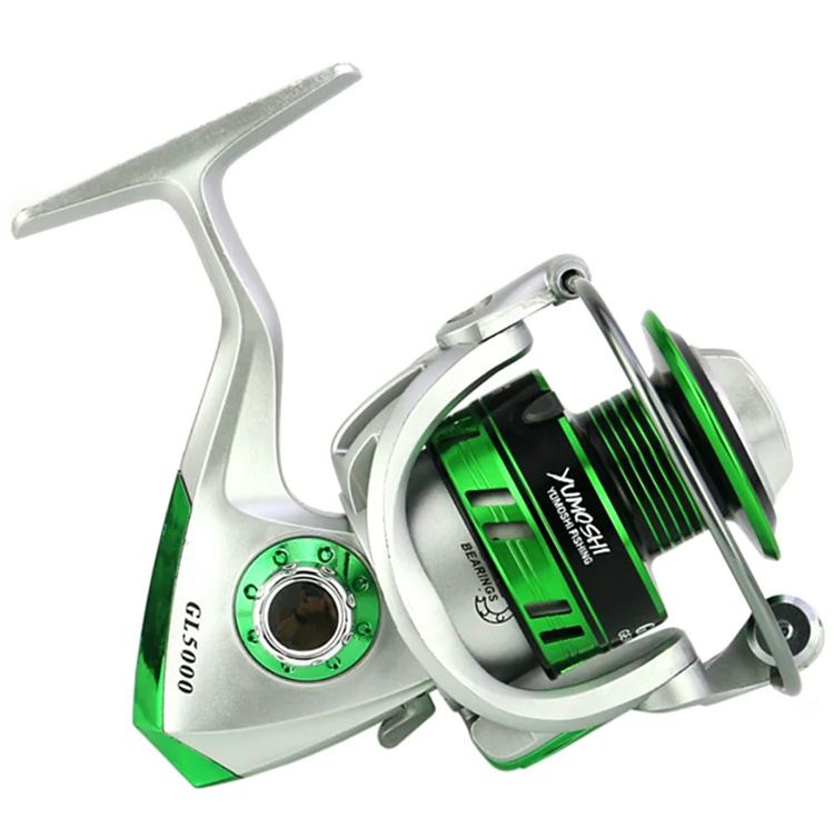 Top Quality Light Weight Durable Stainless Steel Fishing Coil Wooden Handshake 12bb Spinning Reel Saltwater Carp Fishing Reel