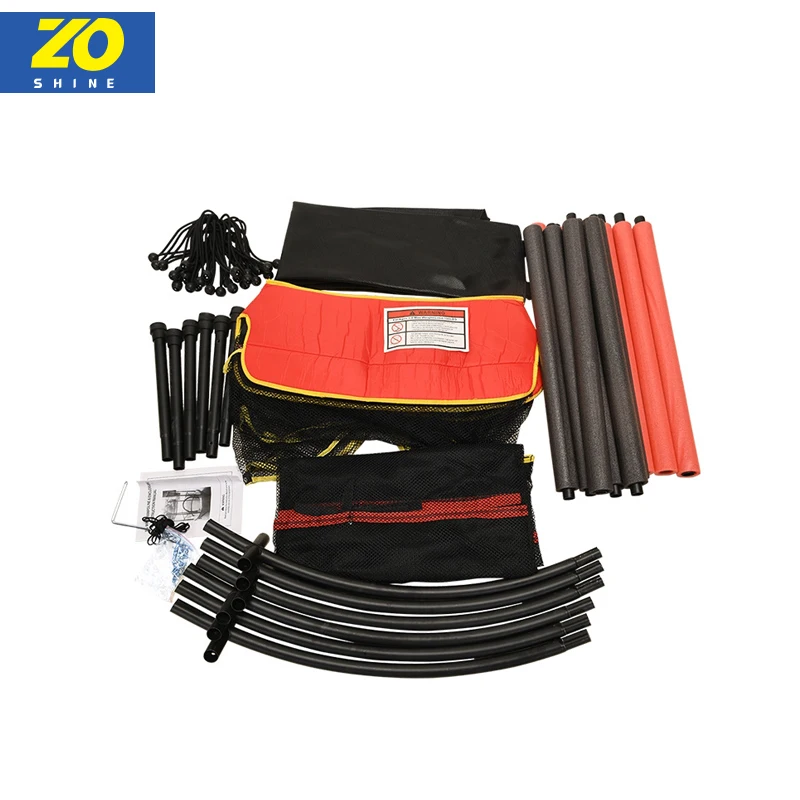 Zoshine Indoor Trampoline Park Recreational Outdoor Trampoline Children Jumping Trampoline with Safety Net for Sale