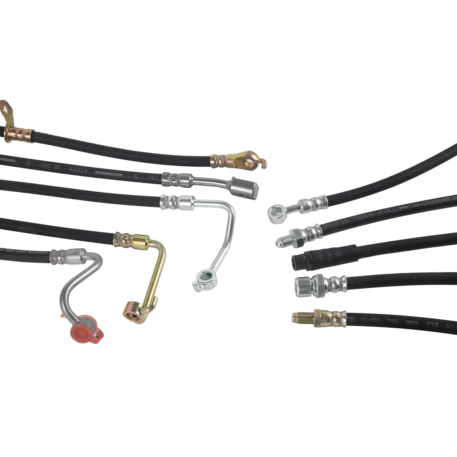 SAE J1401 Hydraulic Brake Hose Assembly auto flexible brake hose Hydraulic Brake Hose for car OEM MB950626 MR910915