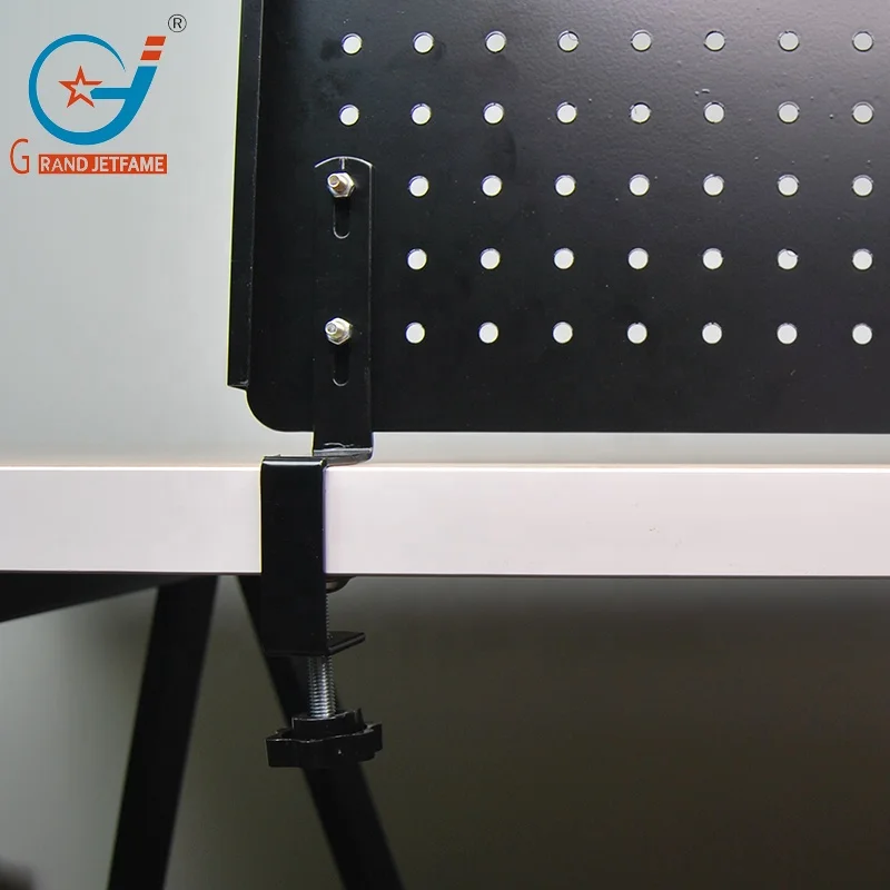 Metal Table Top Hole Orifice Plate Shelf Storage Rack,Computer Desk Rack