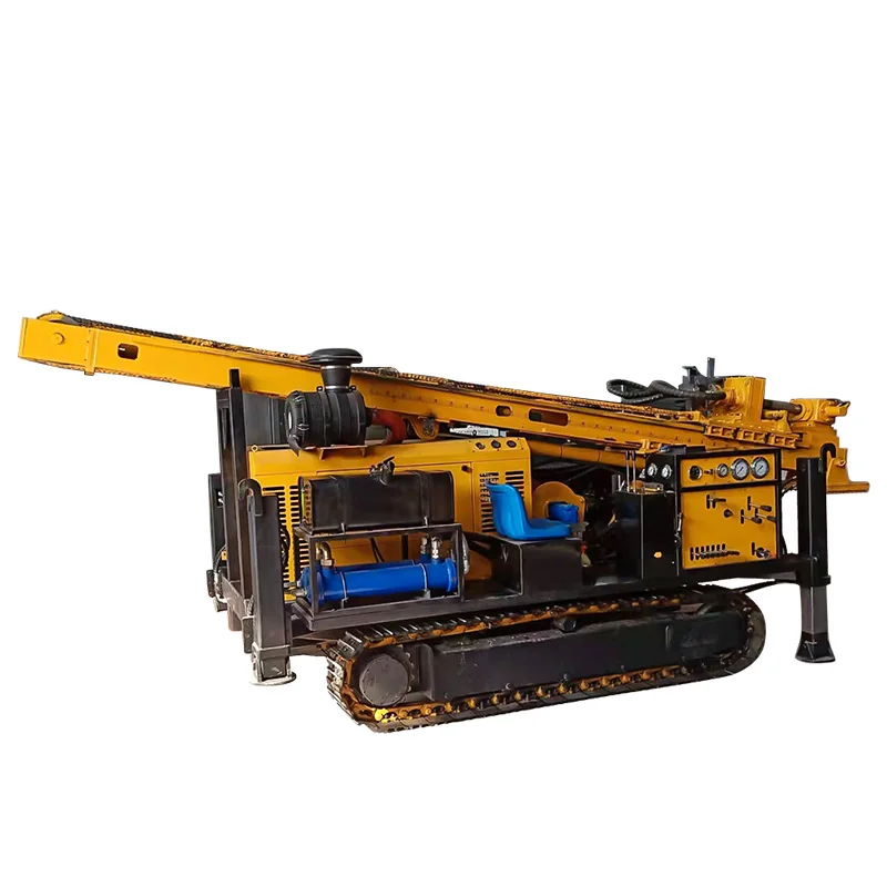 800m Truck Mounted Drill Rig Air Compressor Pneumatic Crawler Earth Rock Core Mining Borehole