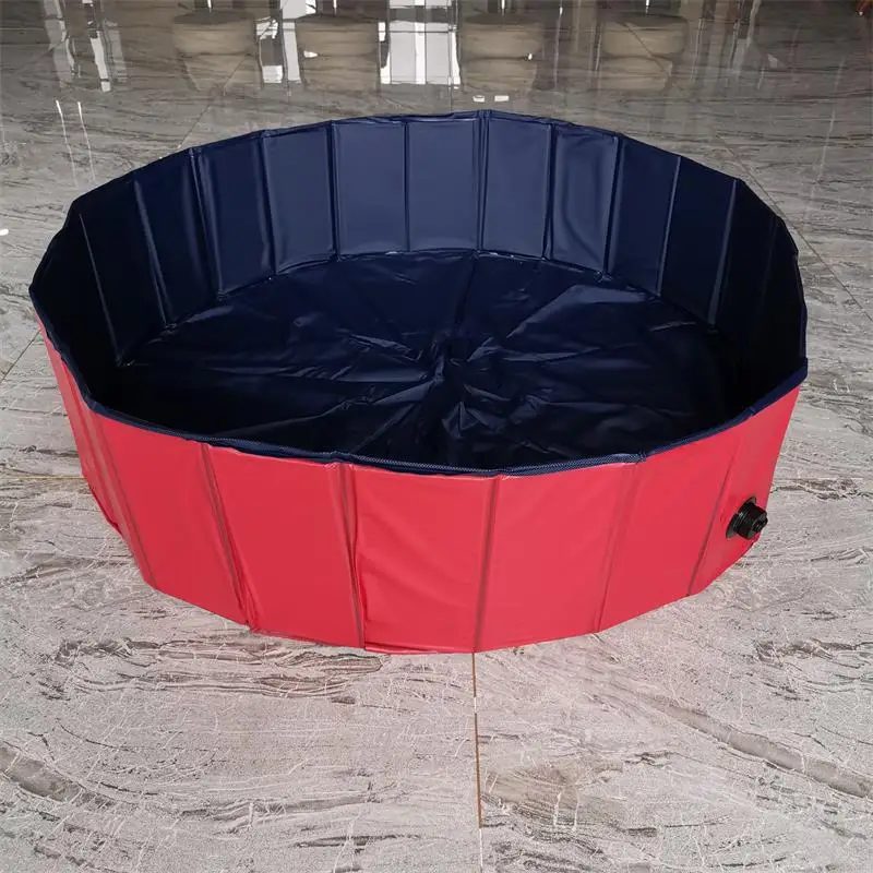 
PVC Foldable Dog Pet Bath Pool Collapsible Dog Pet Pool Bathing Tub Kiddie Pool for Dogs Cats and Kids 