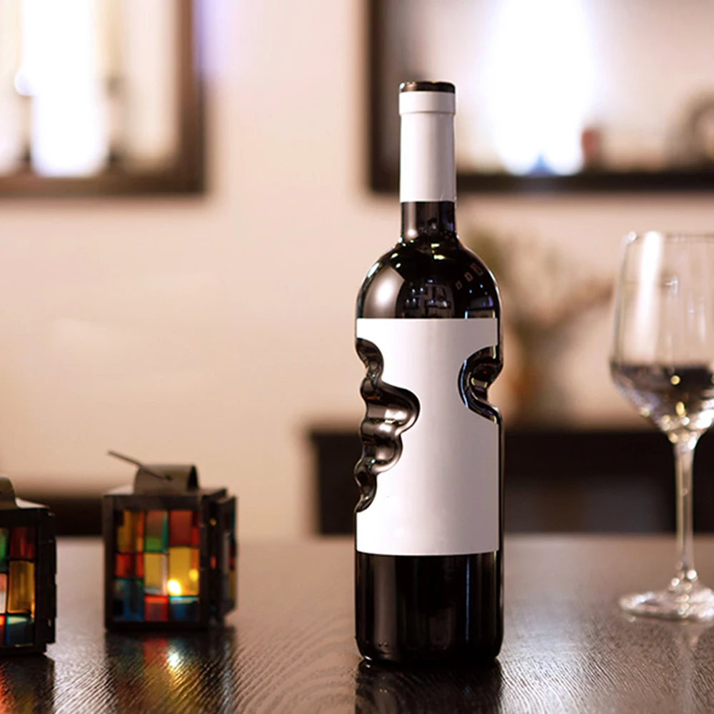 Оптовая продажа от производителя, бутылки для красного вина объемом 500 мл, 750 мл, стеклянные бутылки в форме ангела для фруктового сока, вина