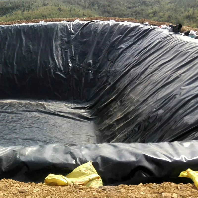 China high quality hdpe ldpe lldpe pvc epdm 1mm dam fish farm pond liner 1.5mm 2mm landfill biodigester liners geomembrane