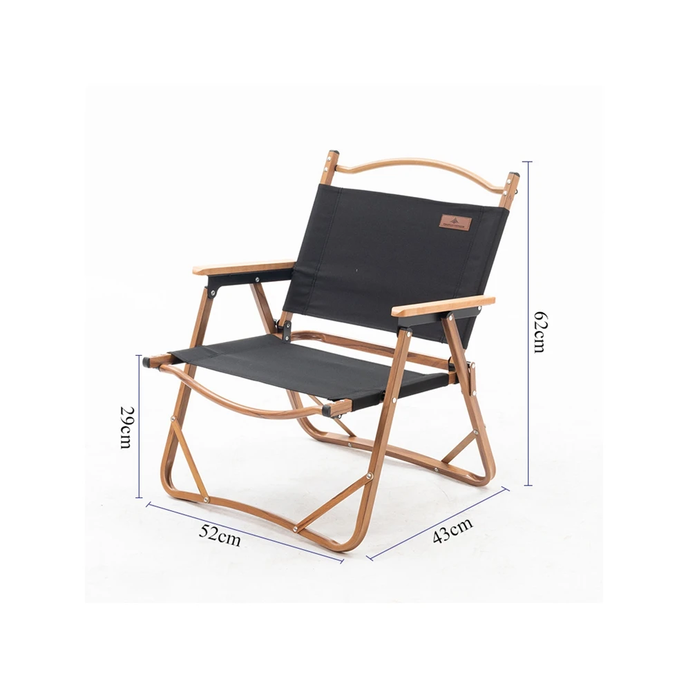 Outdoor Furniture Aluminum Alloy Reclining Chair Folding Camping Chair Parts For Picnic And Hiking