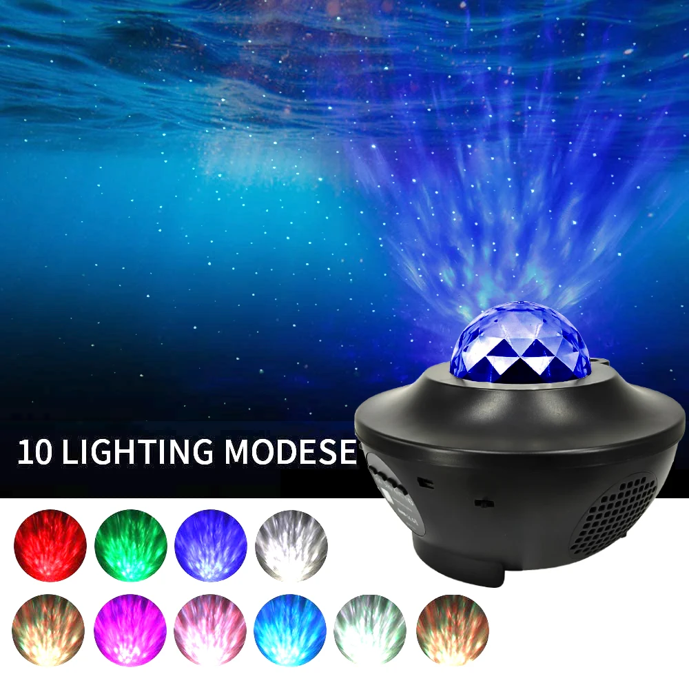 Hot Selling Model Led Star Projector Night Lamp Nebula Projector Starry Ocean Wave Projector star night light for Kids Room