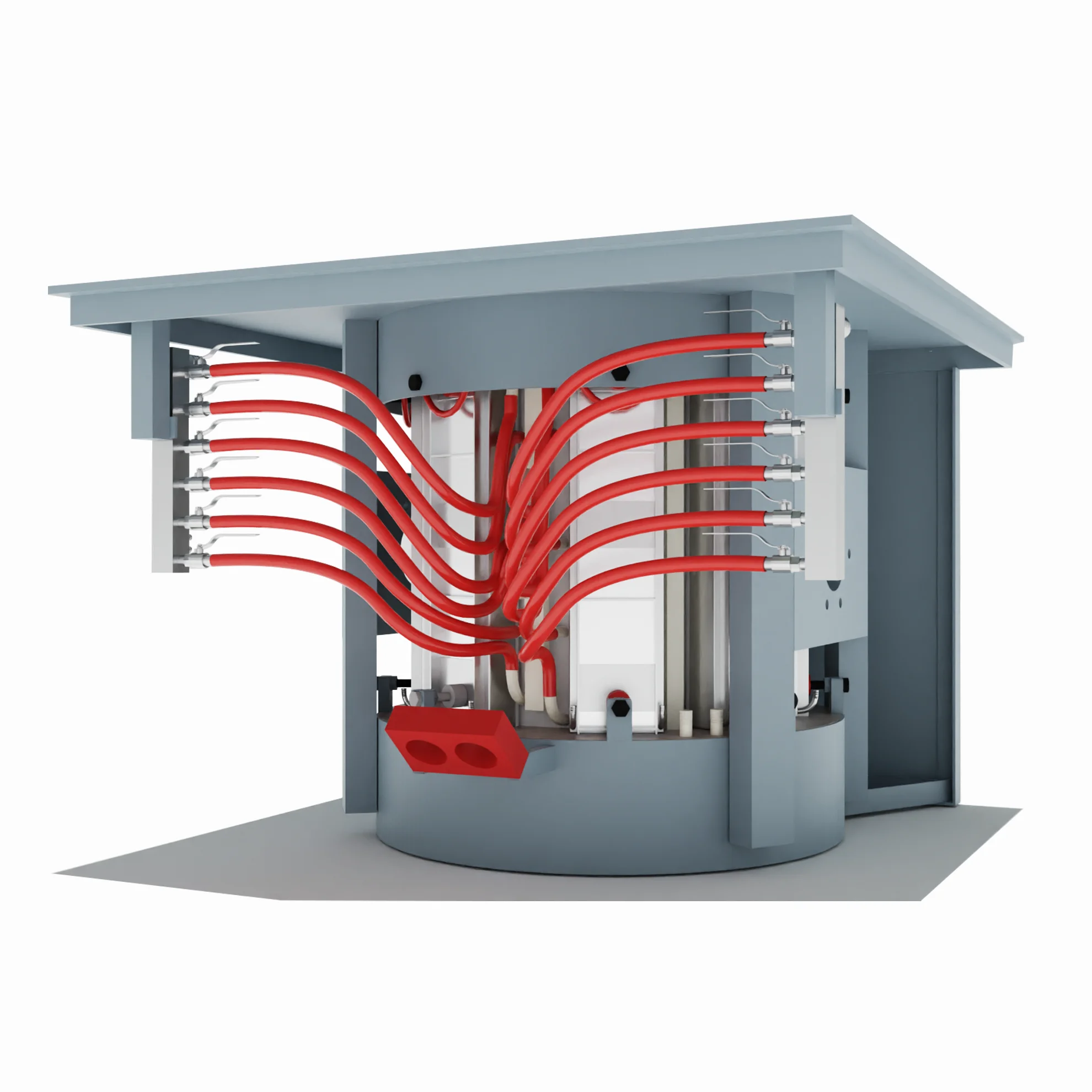 Medium frequency induction furnace for smelting steelSteelmaking machines Stainless steel melting furnace smelting furnace