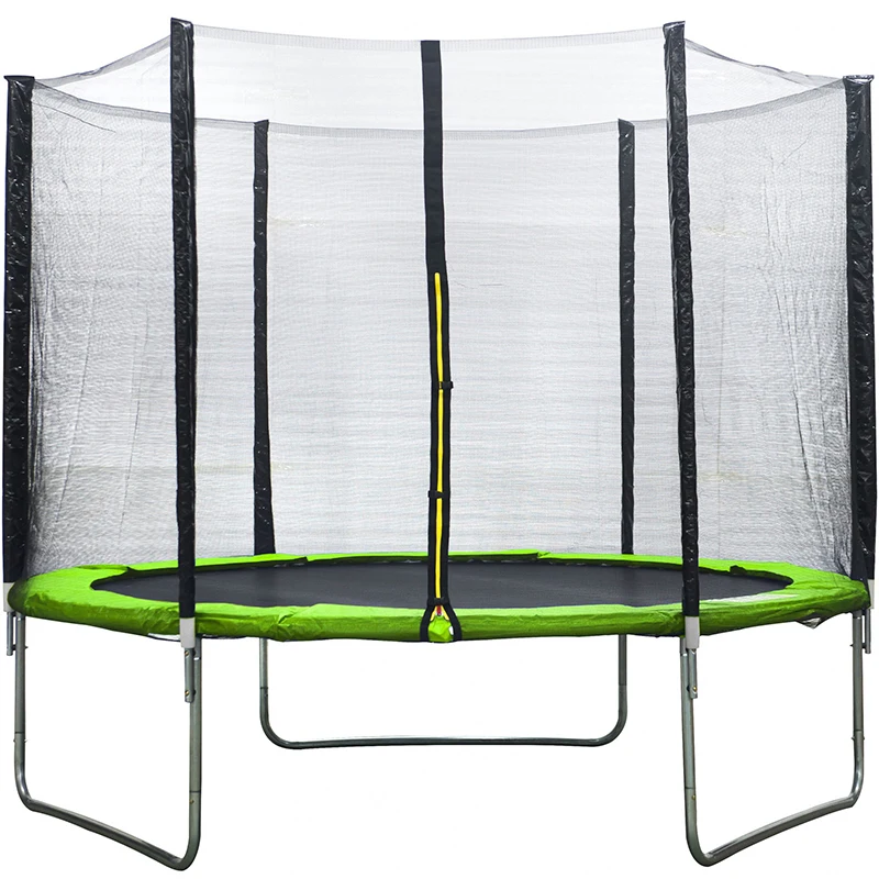 China manufacturer 6ft Big Round Trampoline outdoor kids park with Enclosure Safety Net Cheap trampolines fitness for sale
