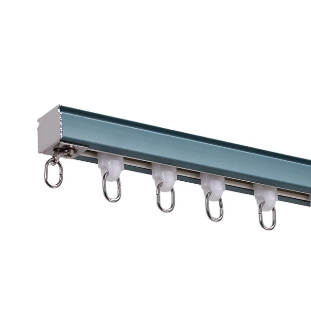 Best Selling Homes Gardens Window Design Curtain Track Set Accessories Europe Africa Window rail Material aluminum