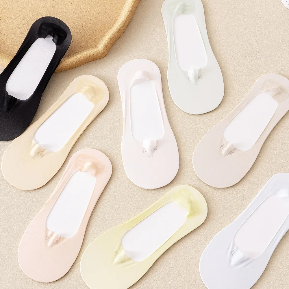 Ultra Low Cut Liner Socks Women No Show Non Slip Hidden Invisible Flats Boat Summer Breathable Socks